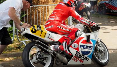 Casey Stoner on an RGV