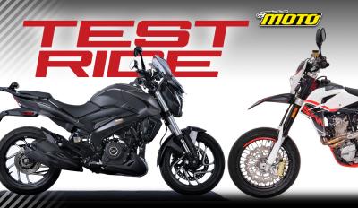 Test-ride Bajaj και SWM