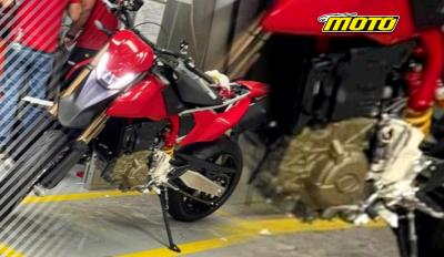 Ducati Supermotard spy