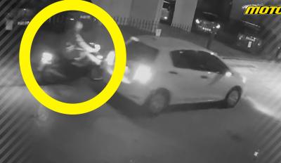 Κλέβουν αυτοκίνητο σπρώχνοντάς το με παπί! [VIDEO]