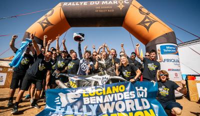 motomag O Luciano Benavides Παγκόσμιος Πρωταθλητής FIM Rally Raid με Husqvarna FR 450 Rally
