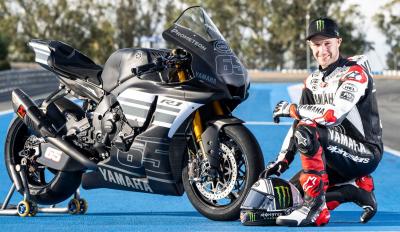 Ο Jonathan Rea με τη Yamaha στο τεστ της Jerez