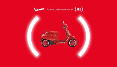 motomag Vespa και RED – Μαζί για την παγκόσμια ημέρα κατά του AIDS