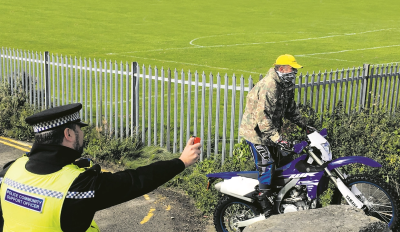 motomag Η αστυνομία της Σκωτίας αυξάνει τη χρήση σπρέι DNA για την καταπολέμηση των κλοπών μοτοσυκλετών