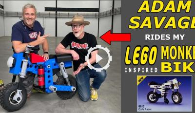 Έφτιαξε το Honda Monkey της LEGO σε φυσικό μέγεθος!