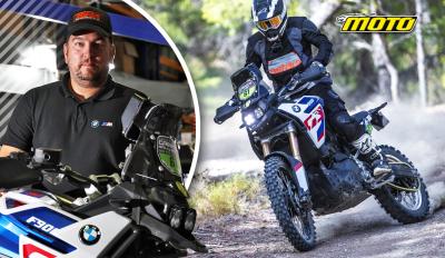 Οδηγούμε BMW F900GS μετατροπή Rally από τον Βασίλη Μπούδρο [VIDEO]