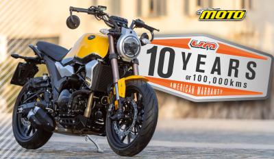 UM Motorcycles - ΔΕΚΑ χρόνια εγγύηση