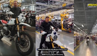 BMW R 12 G/S: Βγήκε το πρώτο από την γραμμή παραγωγής! [VIDEO]: Ο CEO Markus Flasch στην 1η βόλτα!