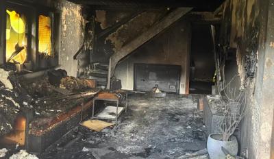 Ghost Rider House Burnt