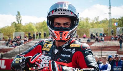 WSBK Petrucci on Iannone