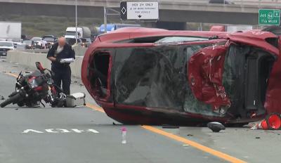 Tesla Driver kills BMW Rider