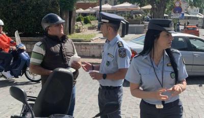 Police campaign on helmets
