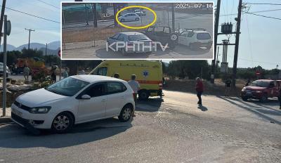 Τροχαίο Ιεράπετρα: Ο πρώτος χτυπά αναβάτη – ο δεύτερος περνά από πάνω του ενώ πρώτα σταμάτησε [VIDEO]