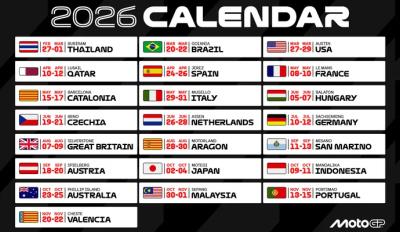 MotoGP 2026 Calendar