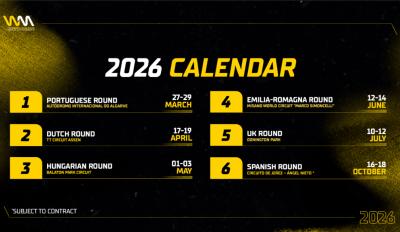 WorldWCR 2026 Provisional Calendar