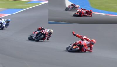 MotoGP Misano Sprint: Νίκη Bezzecchi με Marc Marquez να πέφτει προσπαθώντας