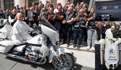BMW R18 Custom με την υπογραφή του Πάπα Λέων ΙΔ: Σε πλειστηριασμό! [VIDEO]