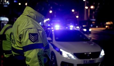 Traffic police chase