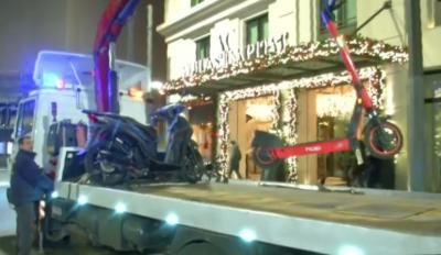 Πατίνι απομακρύνεται μετά από αλκοτέστ του οδηγού