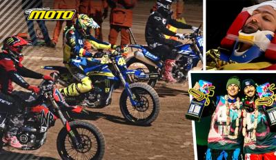 Valentino Rossi "100 km of Champions": Νίκη Bagnaia στον εθυμοτυπικό αγώνα με σοβαρό τραυματισμό Pasini