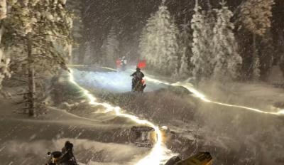 Χιονόπιστα στη Λαπωνία video