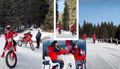 Marquez και Bagnaia: Οδηγούν την Ducati Desmo 450MX στα χιόνια [Video]Marquez και Bagnaia: Οδηγούν την Ducati Desmo 450MX στα χιόνια [Video]