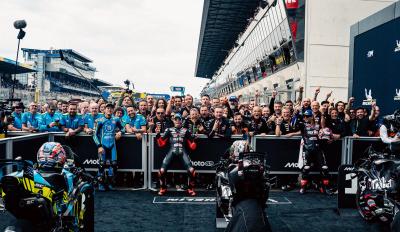 motogp aprilia le mans race