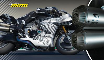 CFMOTO V4 SR-RR Prototype Akrapovic 2026 συνεργασία