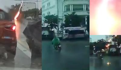 Βιετνάμ: Κεραυνός την χτύπησε στο κράνος και επέζησε [VIDEO]