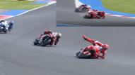 MotoGP Misano Sprint: Νίκη Bezzecchi με Marc Marquez να πέφτει προσπαθώντας
