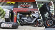 τεστ ελαστικού Bridgestone Battlax Scooter SC2 στο SYM MAxsym 400 GT