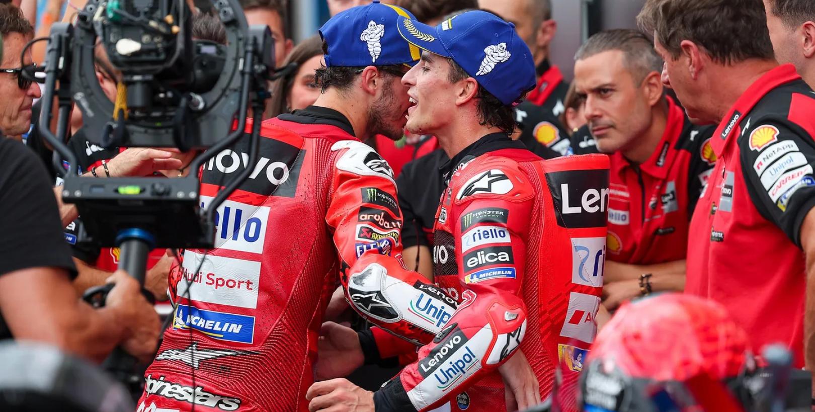 Marquez on Bagnaia