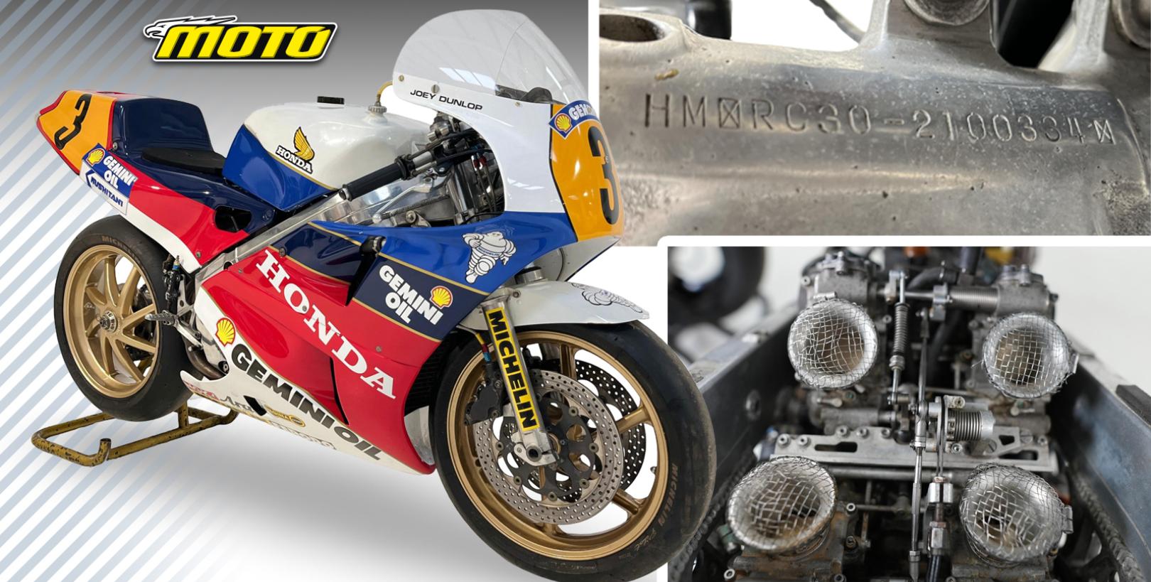 Honda RC30 Joey Dunlop δημοπρασία 2025
