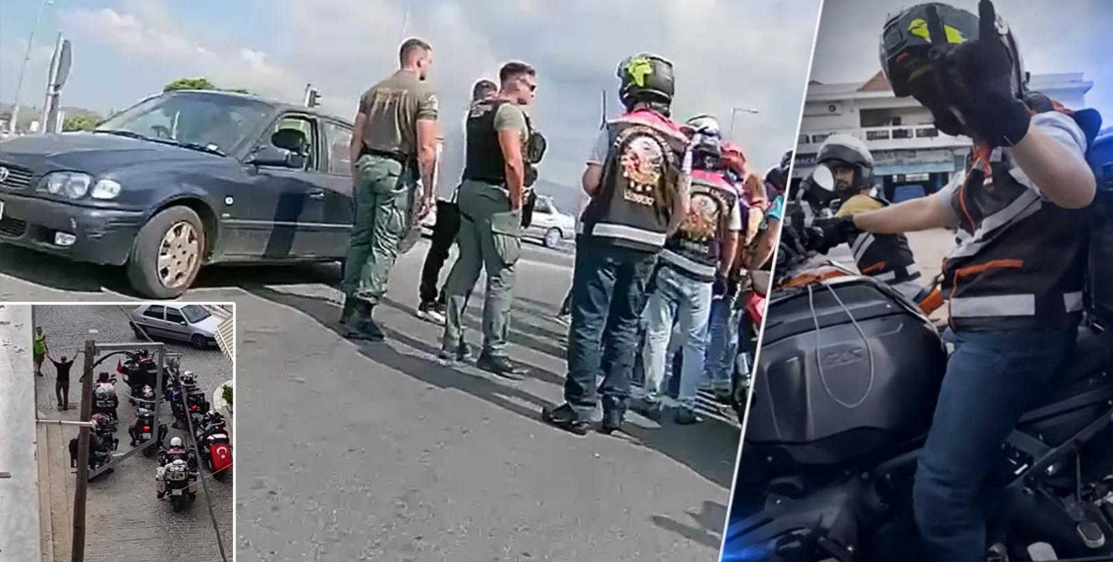 Κομοτηνή: 7 Τούρκοι μοτοσυκλετιστές με εμβατήρια και σήμα «Γκρίζων Λύκων» - Προσάχθηκαν για έλεγχο και αφέθηκαν ελεύθερο