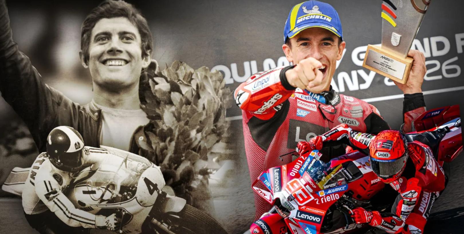 Marquez μπροστά από Agostini και Rossi σε νίκες 2026