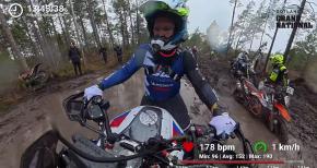 Ο Joacim Boive στο Gotland National Enduro