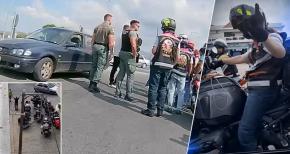 Κομοτηνή: 7 Τούρκοι μοτοσυκλετιστές με εμβατήρια και σήμα «Γκρίζων Λύκων» - Προσάχθηκαν για έλεγχο και αφέθηκαν ελεύθερο