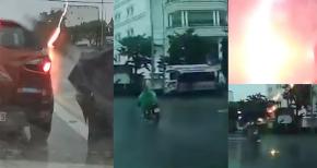 Βιετνάμ: Κεραυνός την χτύπησε στο κράνος και επέζησε [VIDEO]