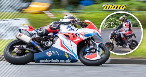 Sam West Racing Isle of Man TT 2024 - O αγωνιζόμενος Sam West δανείζεται ένα Honda Grom ...